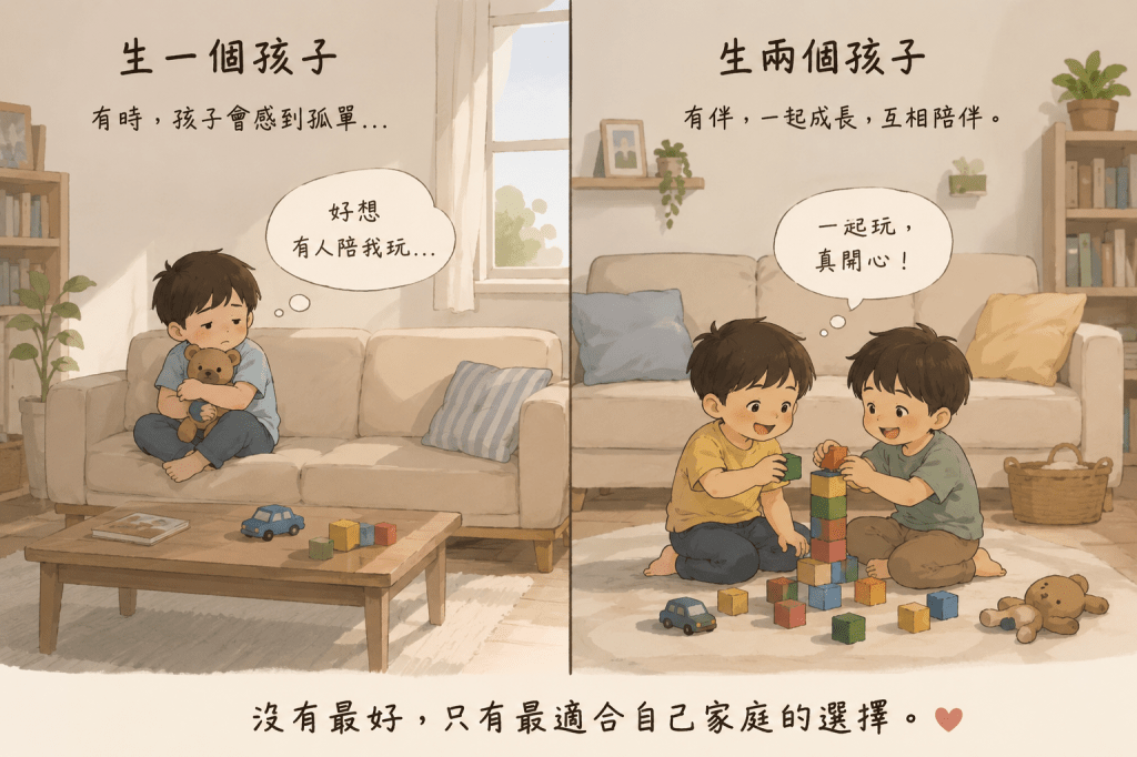 到底要不要生第二胎？過來人的誠實告白：從嚴重後悔到苦盡甘來的育兒心路歷程