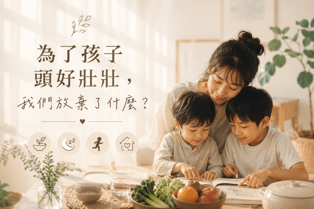為了孩子頭好壯壯，我們放棄了什麼？
